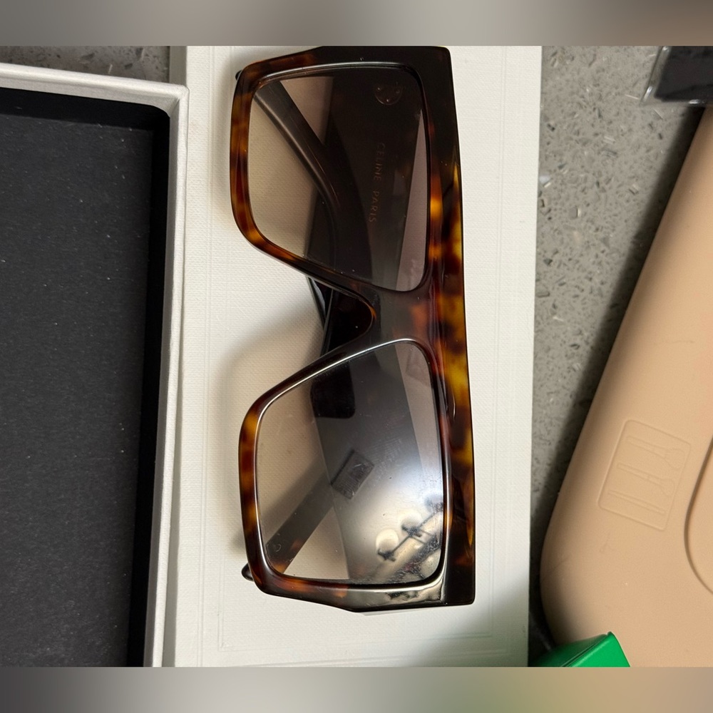 Celine Sunglasses Tortoise Shell Oversized - image 1